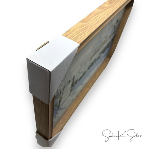 18x12 Snow Landscape Wall Art - Threshold Studio McGee, Target Christmas 2024 - Picture 5 of 7